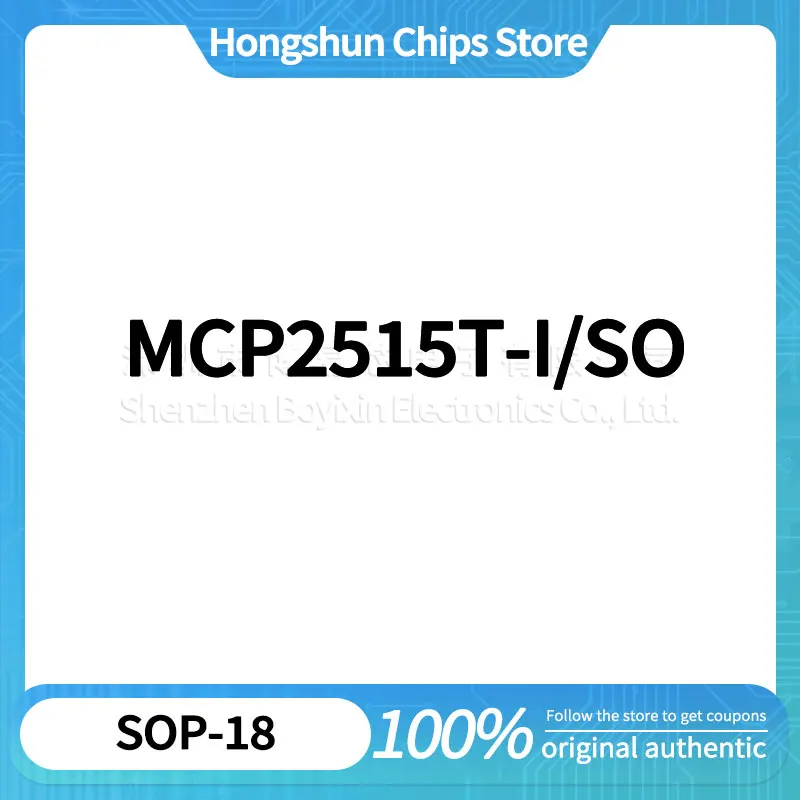 

MCP2515T-I/SO Sturdy plastic housing
