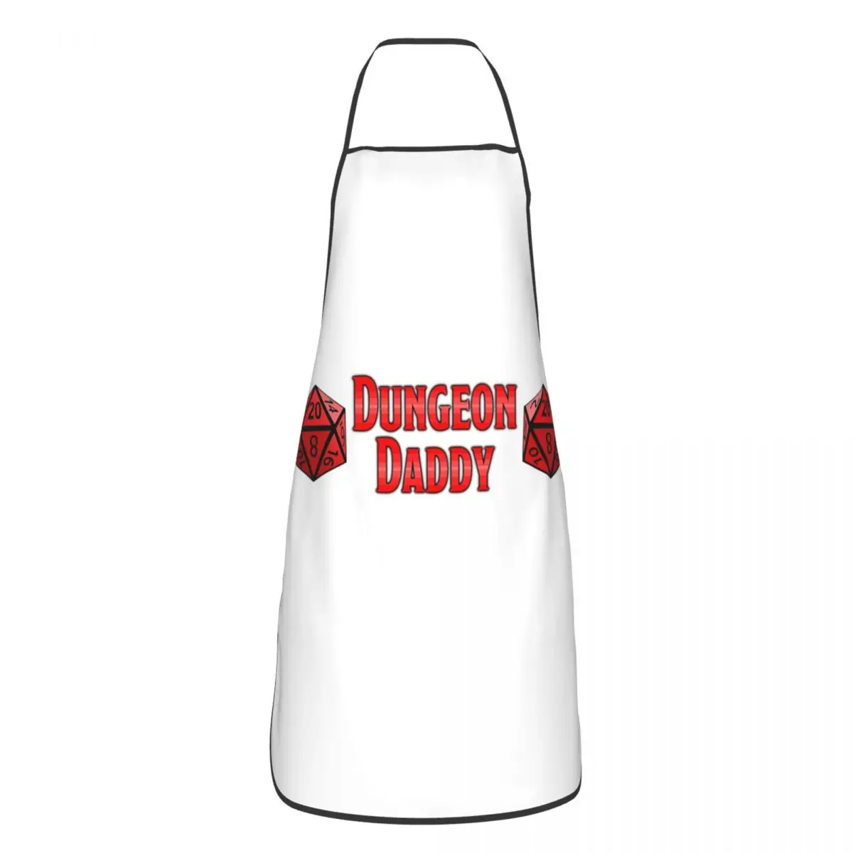 Dungeon Daddy Apron Chef Cooking Baking Tablier Sleeveless Bib Kitchen Cleaning Pinafore for Women Men Gardening