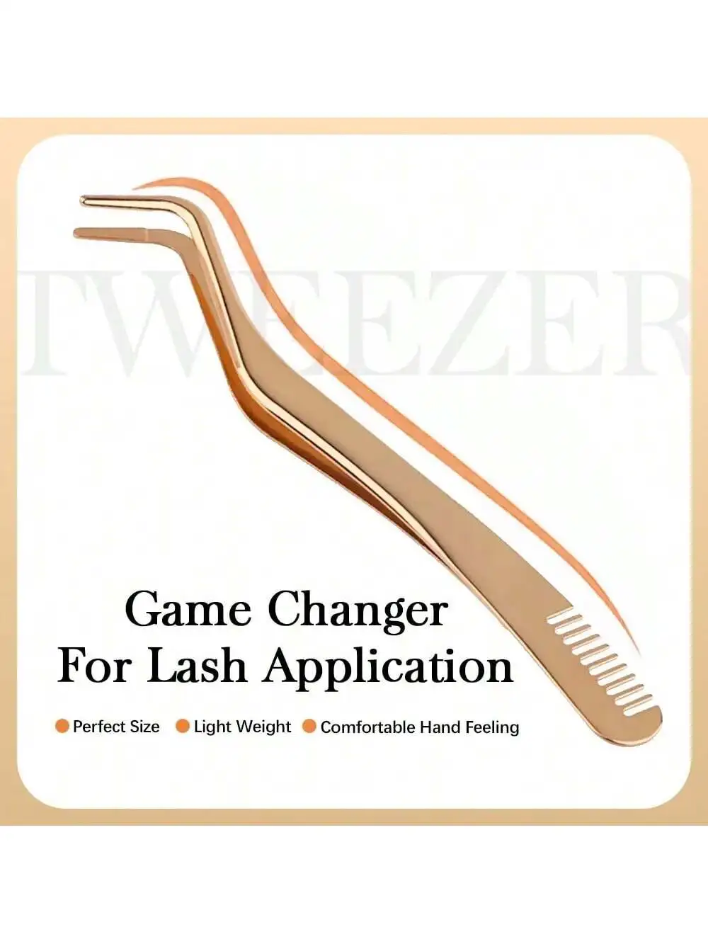 1pc 스테인레스 스틸 새로운 빗 속눈썹 보조기 속눈썹 연장용 핀셋 속눈썹 착용 뷰티 도구