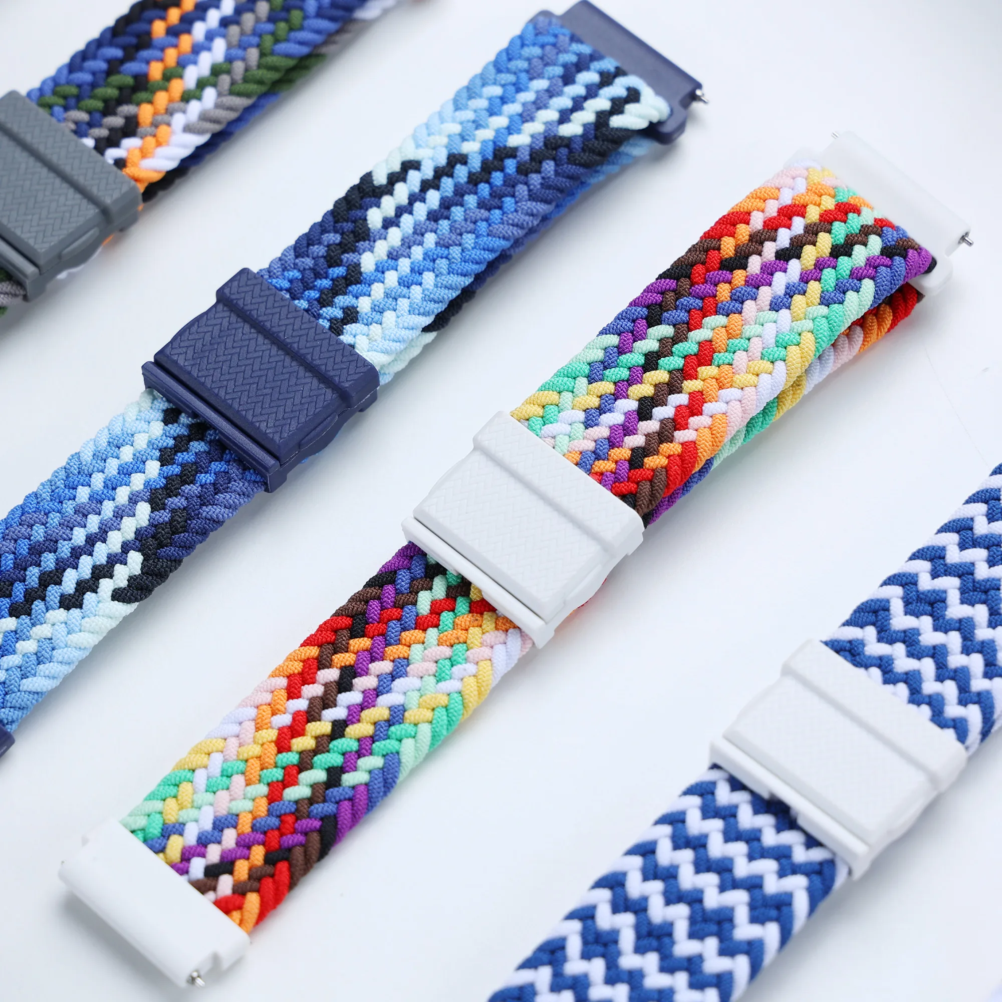 샤오미 MI 워치 S1 프로 액티브 나일론 팔찌 시계 밴드, Mijia 쿼츠 워치용 스포츠 스트랩, Mi 워치 S4 S3 S2 46 42mm, 20mm, 22mm