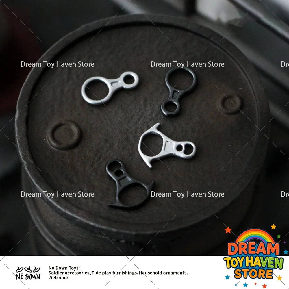 ห่วงคาราไบเนอร์ขนาด 1/12 / ห่วงแปดเหลี่ยม / ห่วงยึด อุปกรณ์เสริมทางยุทธวิธีสำหรับทหาร เหมาะสำหรับฟิกเกอร์แอคชั่นขนาด 6 นิ้ว