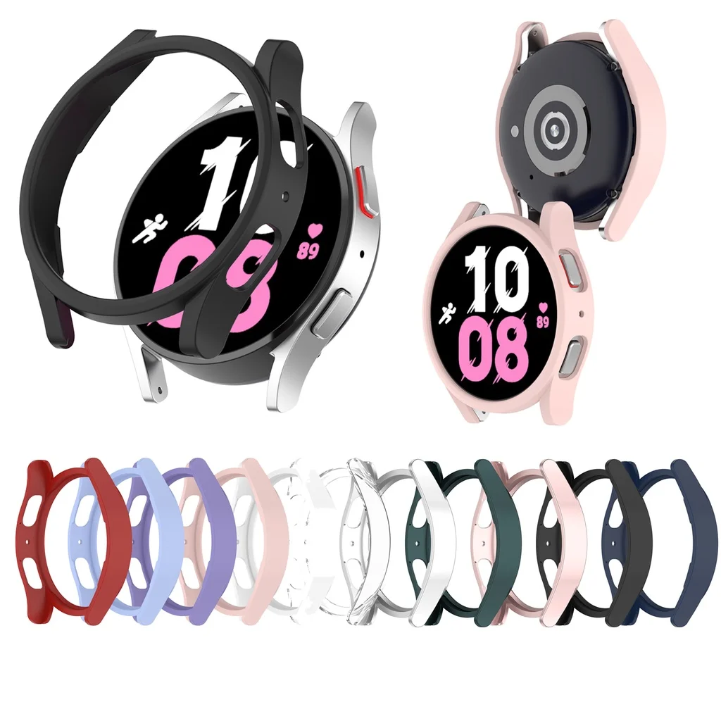 

Protective Case cover for Samsung Galaxy Watch 4 5 Pro 44mm 40mm 45mm Watch5 PC Protect Shell Protector