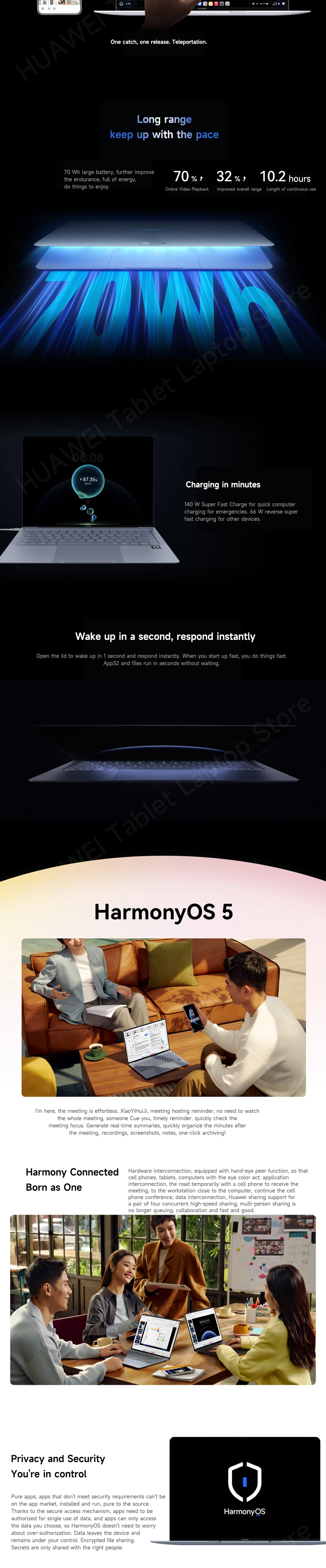 2025 HUAWEI MateBook Pro 14.2-inch Laptop CPU Kirin X90 HarmonyOS 6  OLED 120Hz 3120*2080
