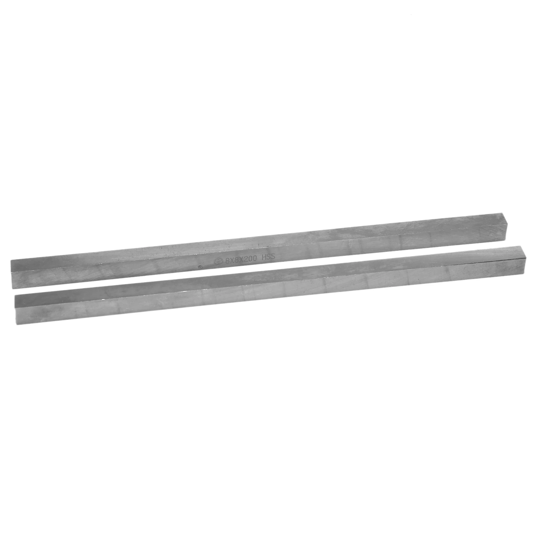 FLYY-8 Stück CNC-Drehmaschine HSS Vierkant-Schneidwerkzeugeinsätze 8 mm x 8 mm x 200 mm grau – Detail 2