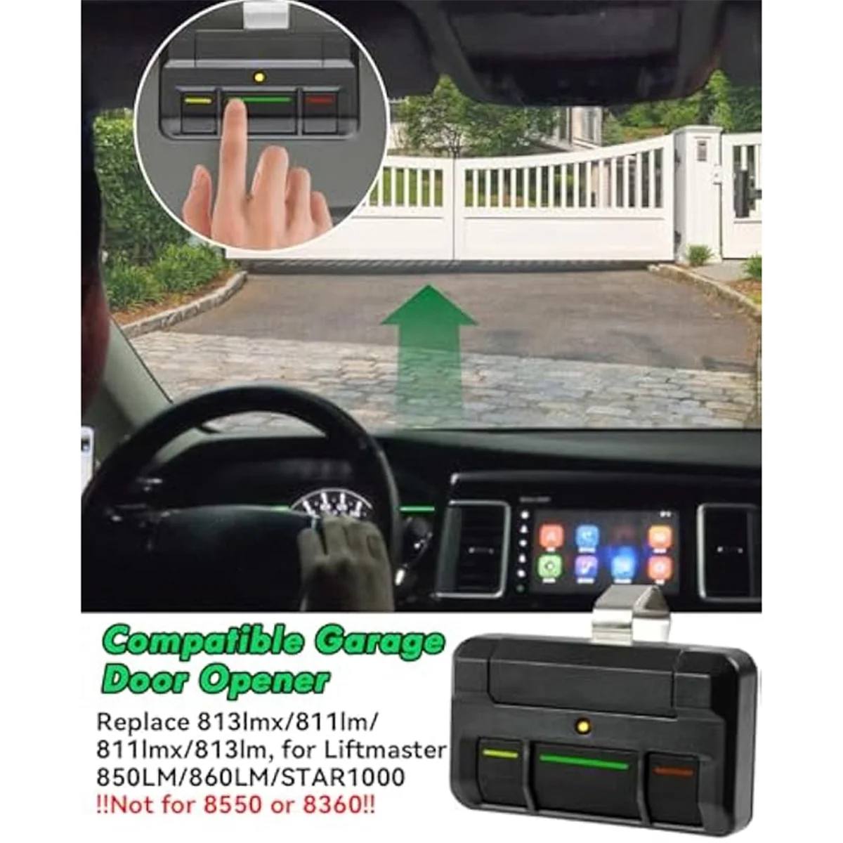 

A002 4 шт. 813LMX 811LMX для пульта дистанционного управления открыванием гаражных ворот, устройство открывания гаража 813lm для 850LM, 860LM, STAR1000