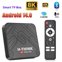 Q96 H-THINK M300 Smart TV Box Android 14 Support 4G 5G WIFI HD 8K 4K HDR Allwinner H313 Media Player Voice remote BT 5.0 iptv