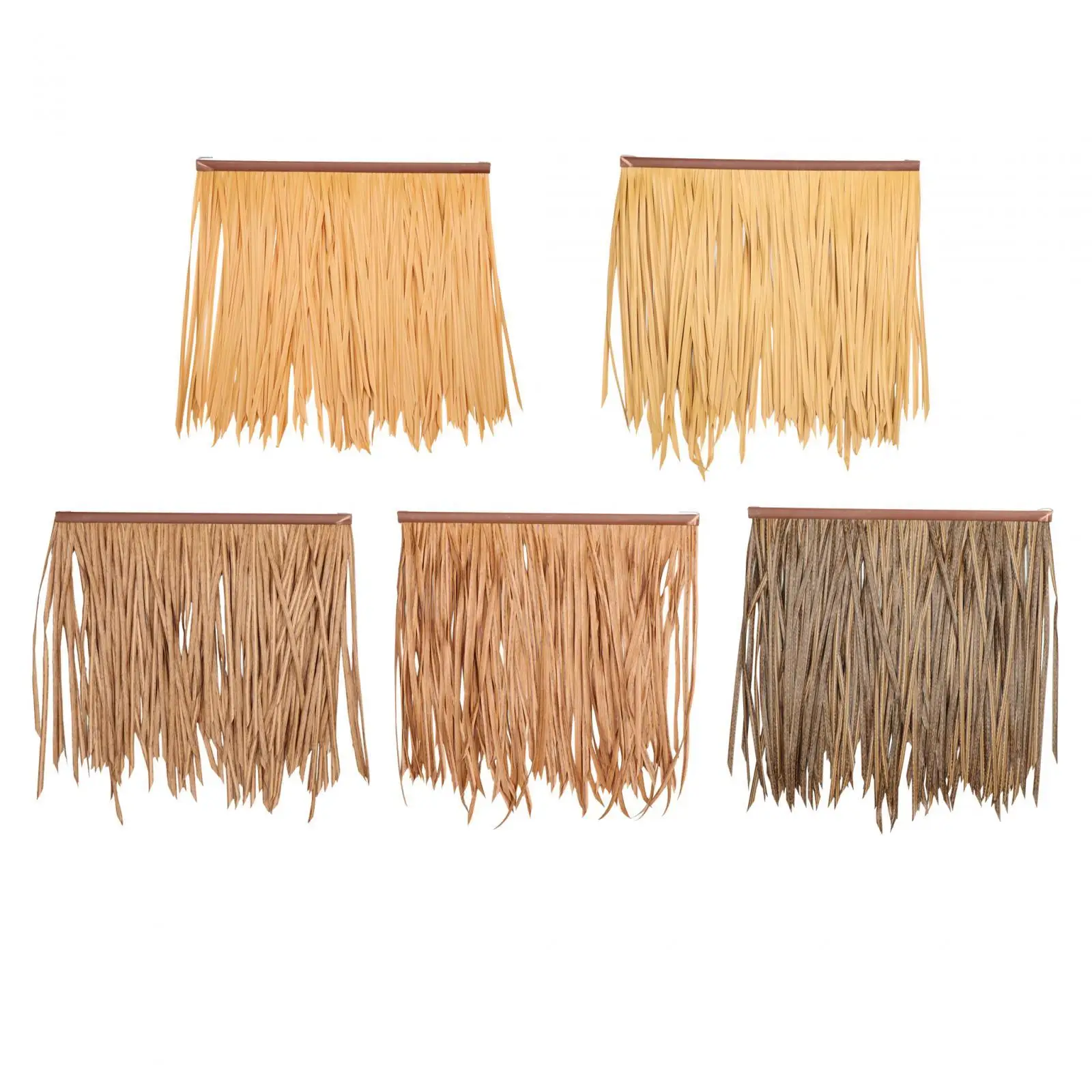 Synthetic Straw Roof Thatch Synthetic Thatch Grass Roof Artificial Thatch Roll for Garden Party Decoration Patio Hut Fence