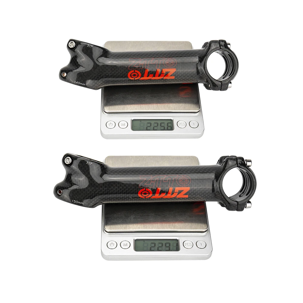 ZTTO Carbon-Aluminium-Fahrradvorbau 7/17 Grad Ultraleichter Mountainbike-MTB-Rennrad-Vorbau, 31,8mm Lenker-Vorbauten, 140/150mm Fahrradteile – Detail 6