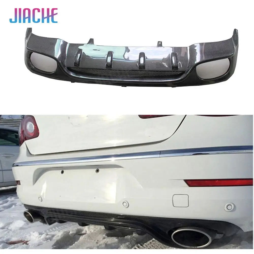 

Rear Lip Diffuser Spoiler for Volkswagen Passat CC VW CC 2010-2014 Carbon Fiber Molding Bumper Lip Car Styling