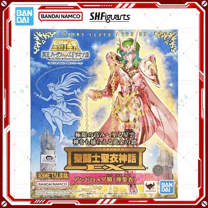 

In Stock Genuine Bandai Myth Cloth Model Kit EX Andromeda Shun God Cloth Anime Action Figure Collection Finished Model Toys Gift