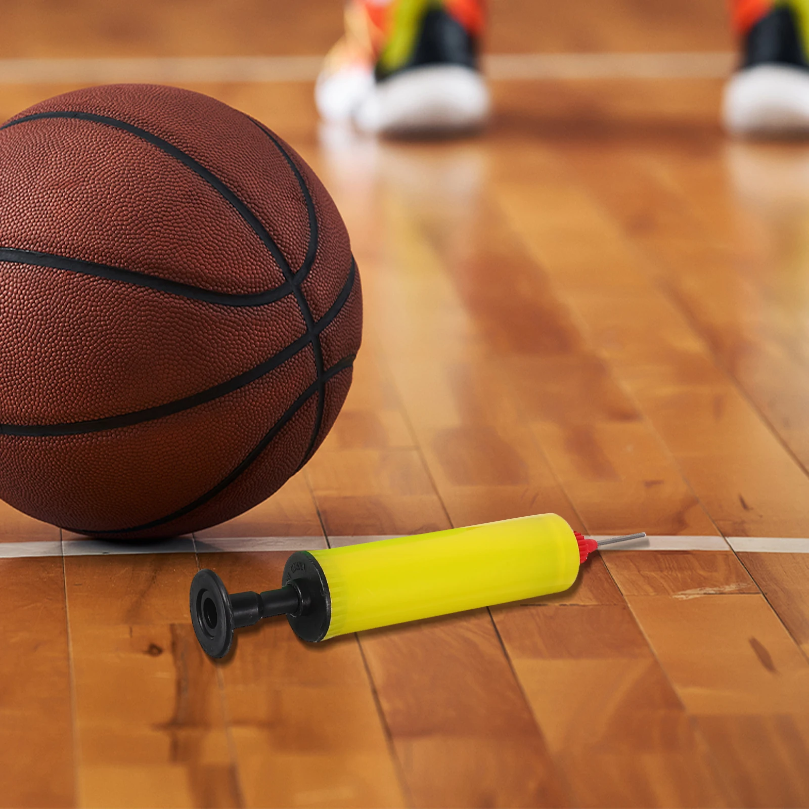 

4 Pcs Pump for Sports Air with Needle Basketball Accessories Portable Plastic Hand Baby