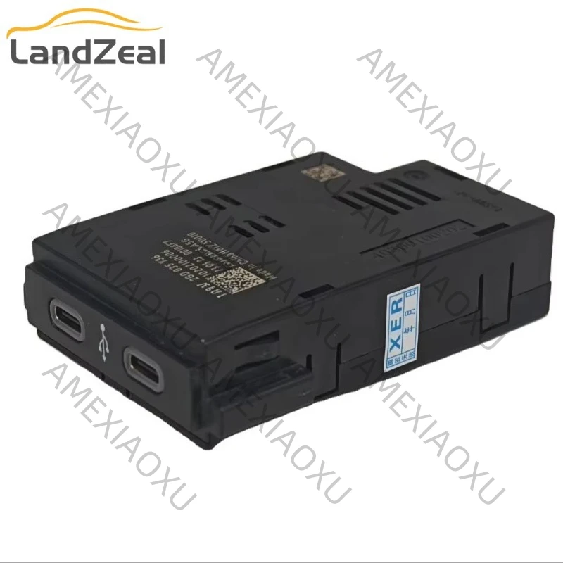 

2GD035736 Auto Parts Dual Type-C Interface Front Charging Plug For VW Jetta ID.6 ID.4 X ID.4 X 2021-2025 T-Cross T-roc