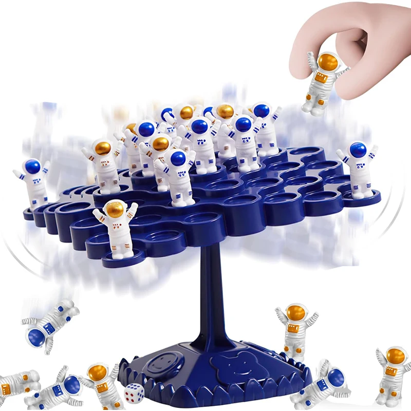 

Balanced Tree Astronaut Frog Balance Board Game Children Educational Toys Ball Funny Party Math Game for Kids Adults