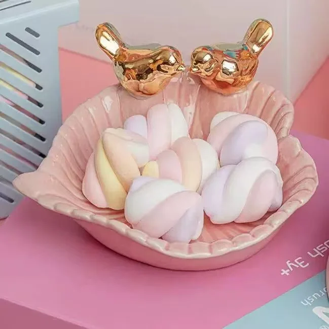 5 stücke Simulation Marshmallow Flache Rückseite Cabochon Gefälschte Süßigkeiten Künstliche Lebensmittel Dessert Dekor Leben Wie Home Dekoration Hohe Qualität – Detail 7