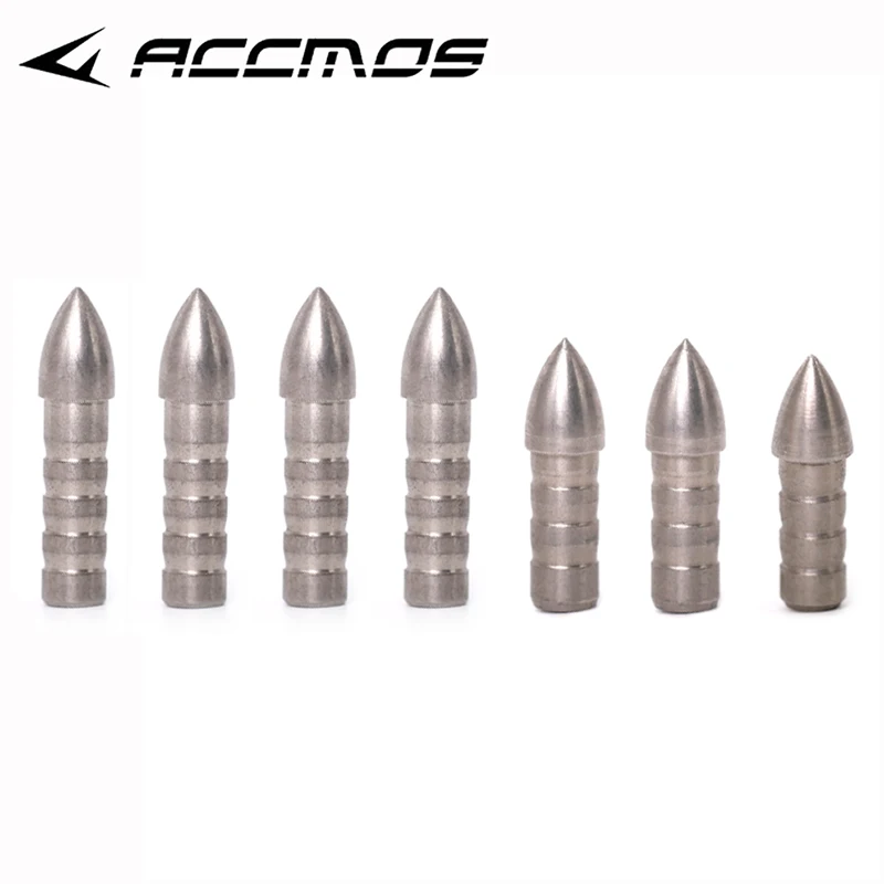 50pcs ID 6.2mm Arrowhead Tips 75/80/100grain for Bow Arrow Outdoor Hunting Shooting Accessories