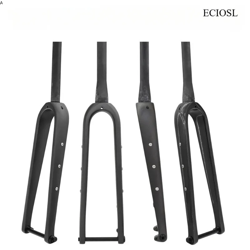 

High-Performance T800 Carbon Fiber Bicycle Fork Matte Finish 700C Wheel Size 100mm Thru-Axle Road Bike Front Fork
