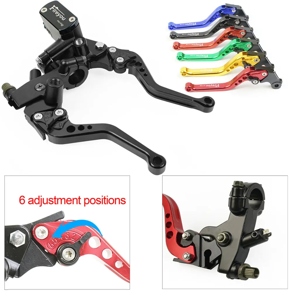 22mm Motorcycle Hydraulic Clutch Brake Pump Master Cylinder Lever handle For Honda Yamaha Suzuki motocross accesorios