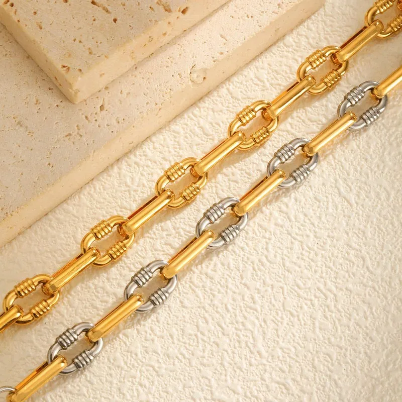 سوار نسائي أنيق مصنوع يدويًا من الفولاذ المقاوم للصدأ مع زهور مضغوطة، تصميم سلسلة أنيق من التيتانيوم، مجوهرات نسائية عصرية لل...