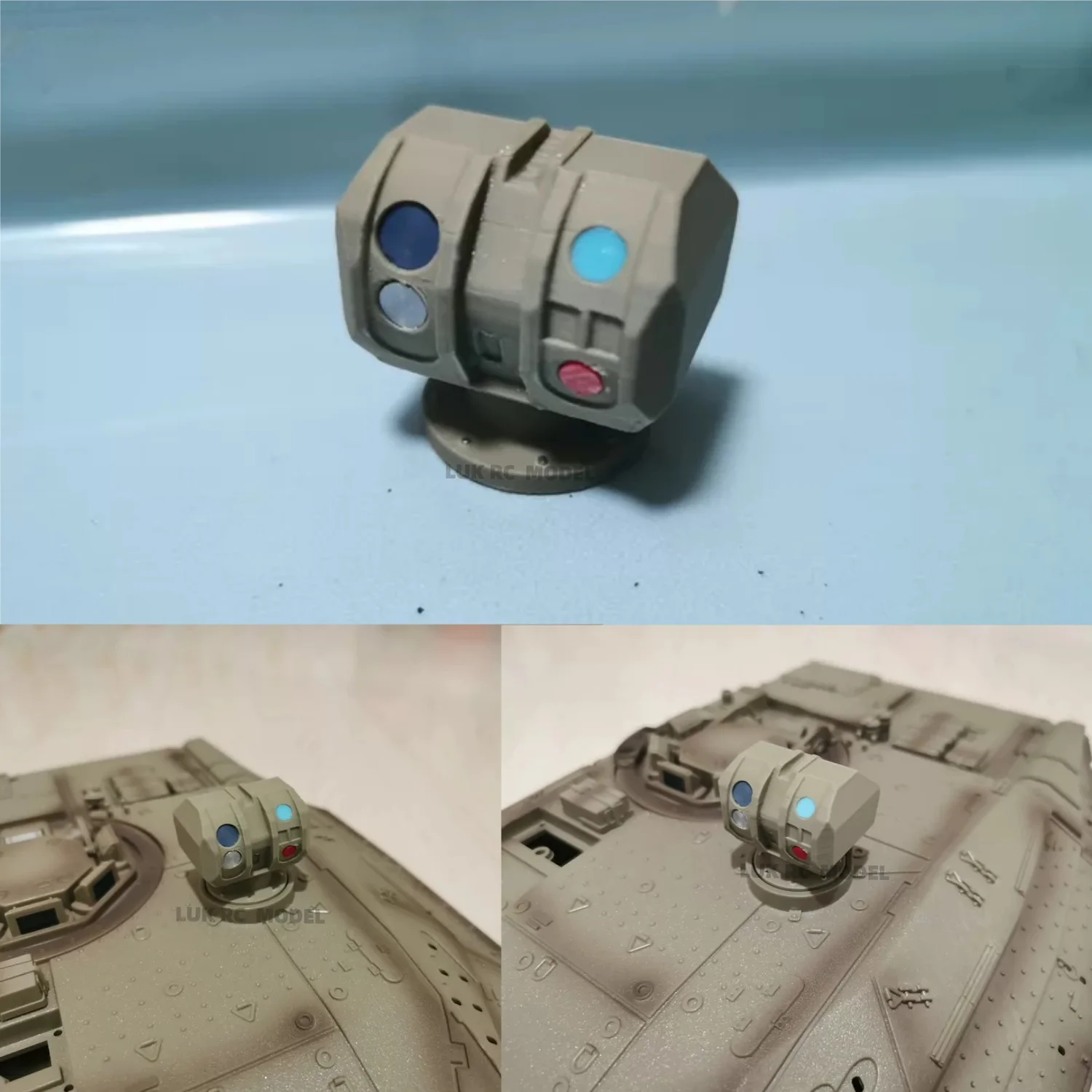 

Iron Vision System For Upgrade Modification Accessories 1/16 Merkava RC Tank Upgrade DIY Parts Optoelectronic Sighting Static