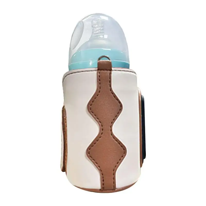 Breastmilk Bottle Warmer Portable Bottle Heated Cover Temperature Adjustable Bottle Warmer Bag For Travel Secure Insulation