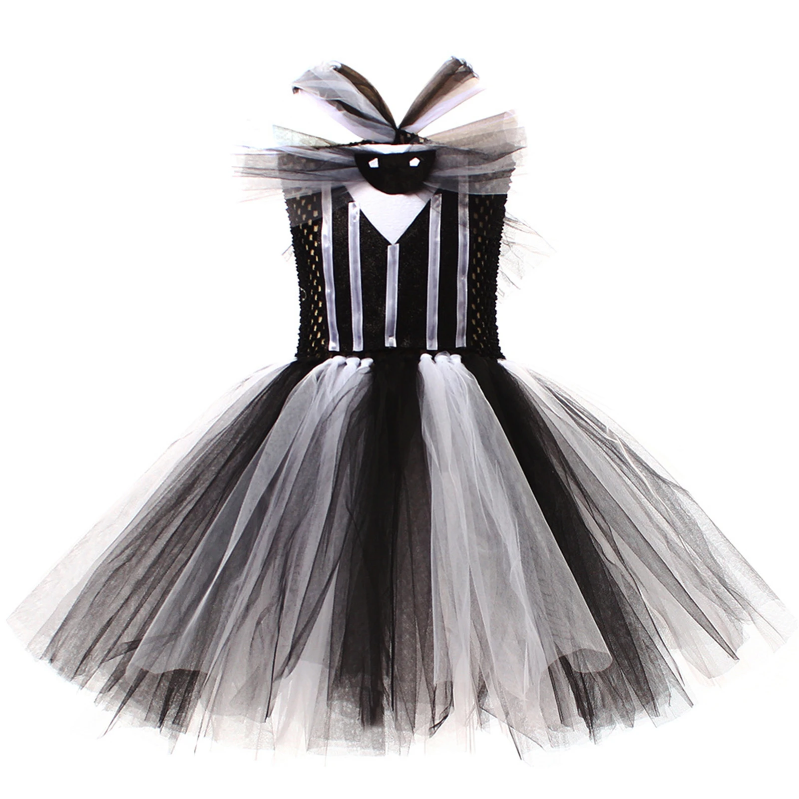 

Halloween Jack Skellington Cosplay Costume Baby Girl Tutu Dress Sally and Jack Kids Carnival Stage Carnival Party Fancy Clothes