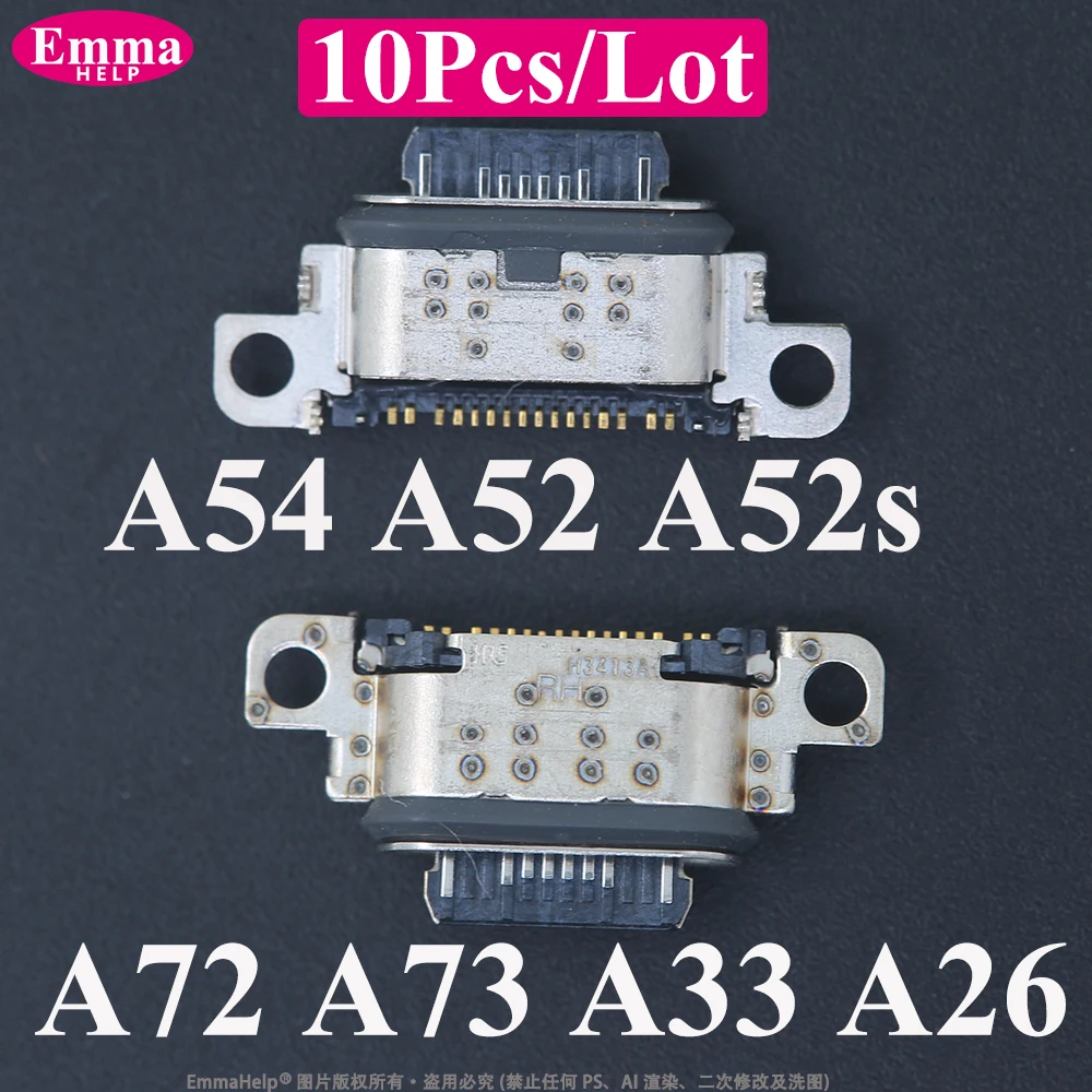10x Złącze USB do ładowania dla Samsung Galaxy S25 Ultra S26 S24 S23 S22 S21 FE A56 Złącze ładowarki USB do naprawy — zdjęcie produktu 4