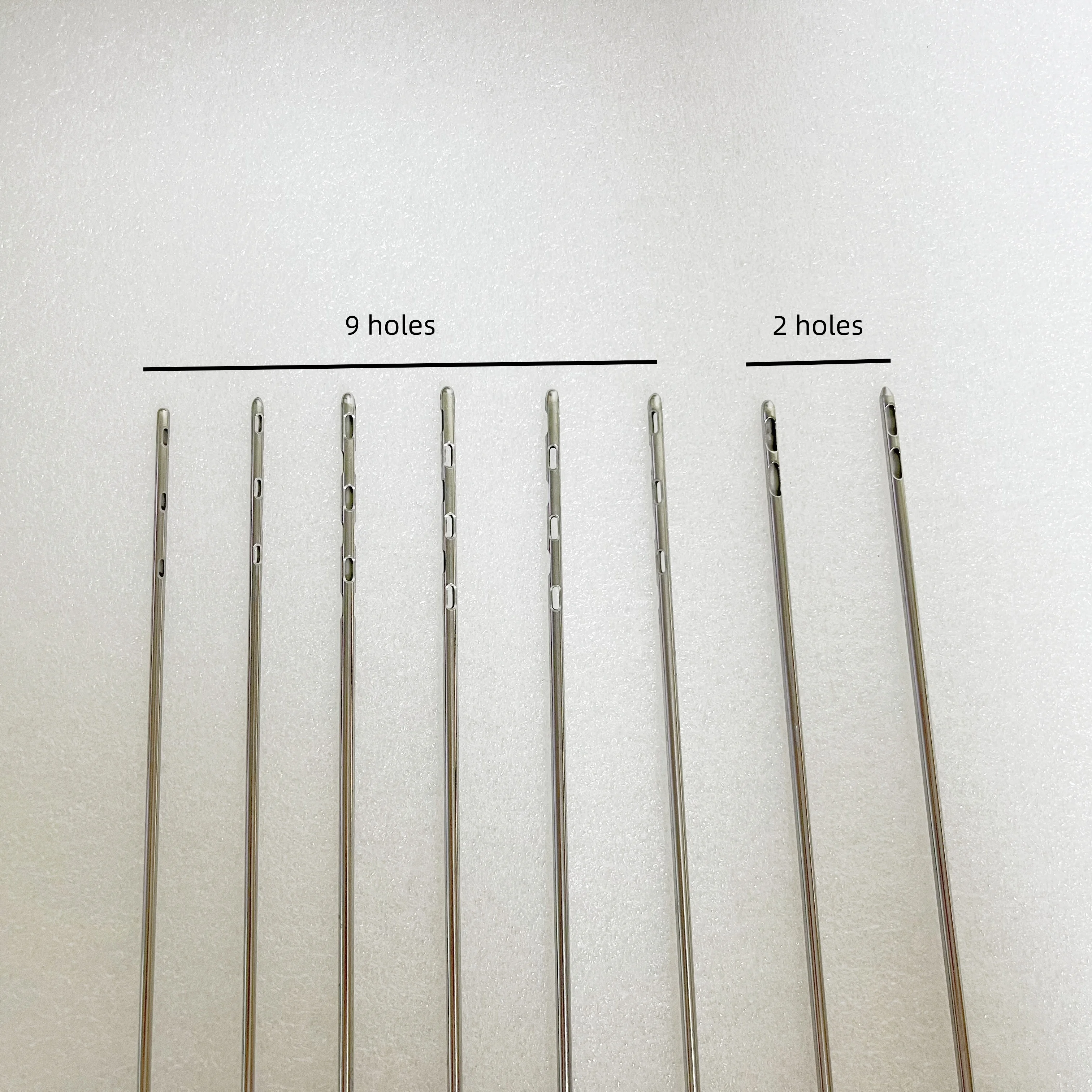 مجموعة قنية شفط الدهون لزراعة الدهون من Baitang مكونة من 9 فتحات وفتحتين متعددة وفتحتين #5