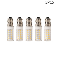 5PCS E14 220V 2835 33D  3w Corn LED Bulb Refrigerator Bubble Household Pendant Lamp Replacement LED Light Source