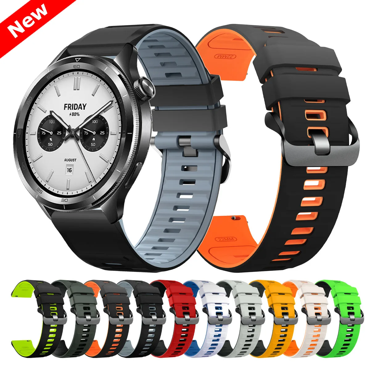 22Mm Silicone Band … - image
