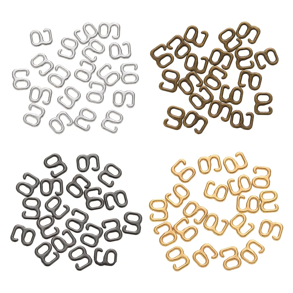 20Pcs Doll Shoes Bags 9 Buckle Hooks Metal Mini Buttons For Dolls Clothing Bra Hooks And Sliders Strap Adjusters Buckles