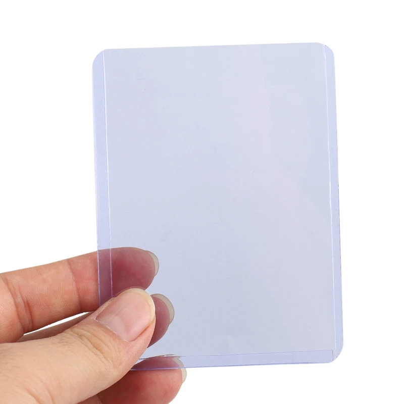 50Pcs Holder Toploaders And Clear Sleeves For Collectible Trading Basketball Sports Cards 35PT Rigid Plastic