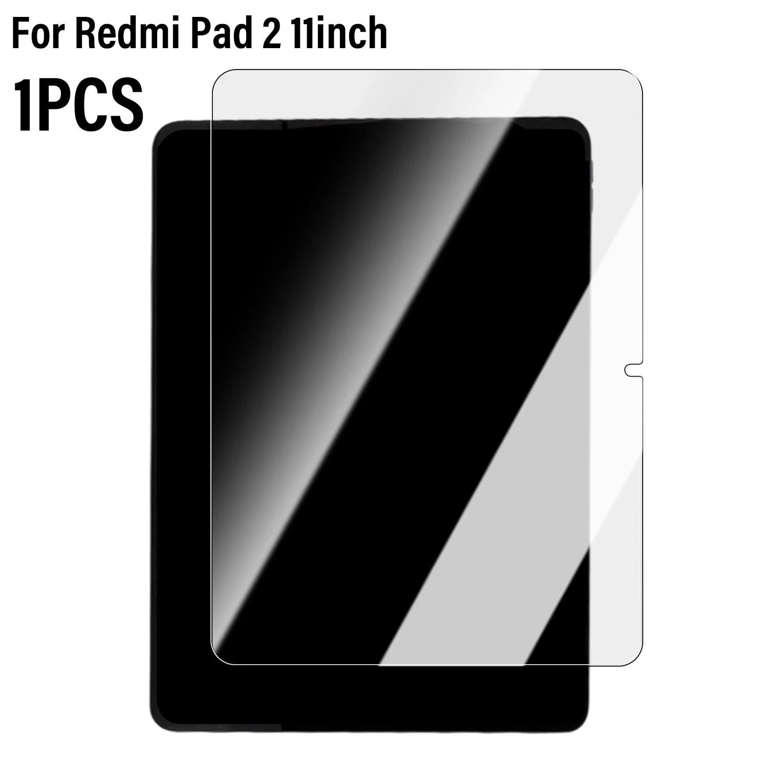 Kratzfester Schutz aus gehärtetem Glas für Redmi Pad 2 11 Zoll/Pad 2 Pro 12,1 Zoll Tablet-Displayschutzfolien Ultraklare Glasfolie