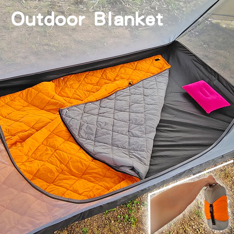 Camping Blanket Washable Tent Envelop Sleeping Bag Outdoor Sleeping Gear Scalable Warm Sleeping Pad Compressible