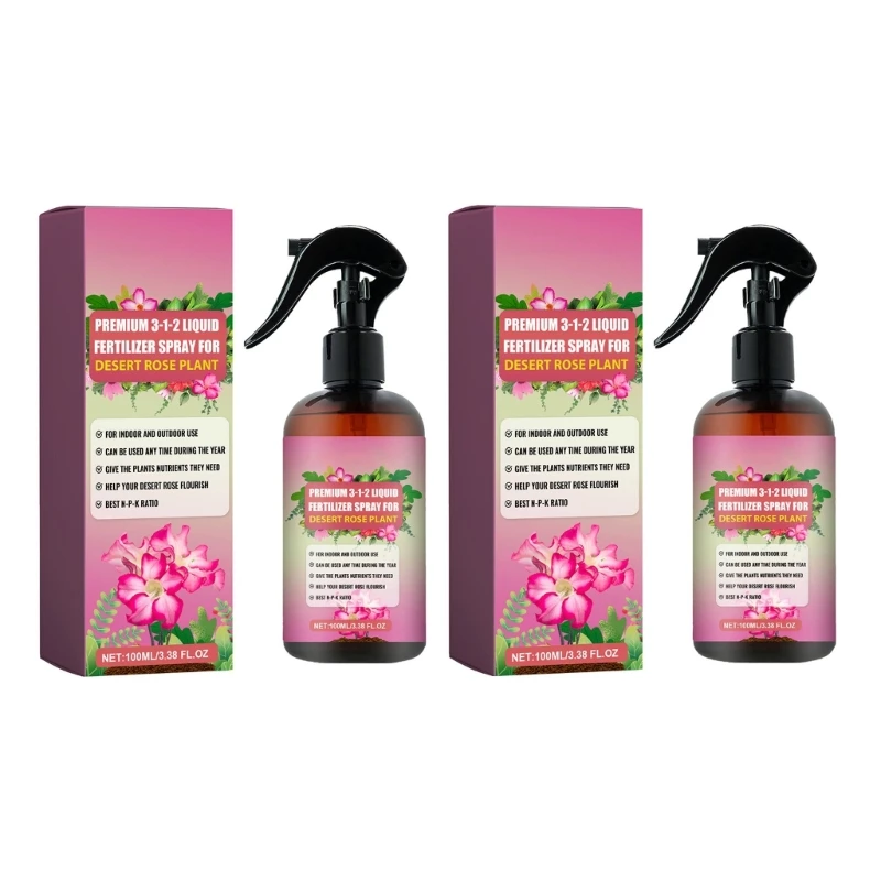 

Gardening Fertilizers Misting for Desert Rose Health Leaf Growth Nutrient