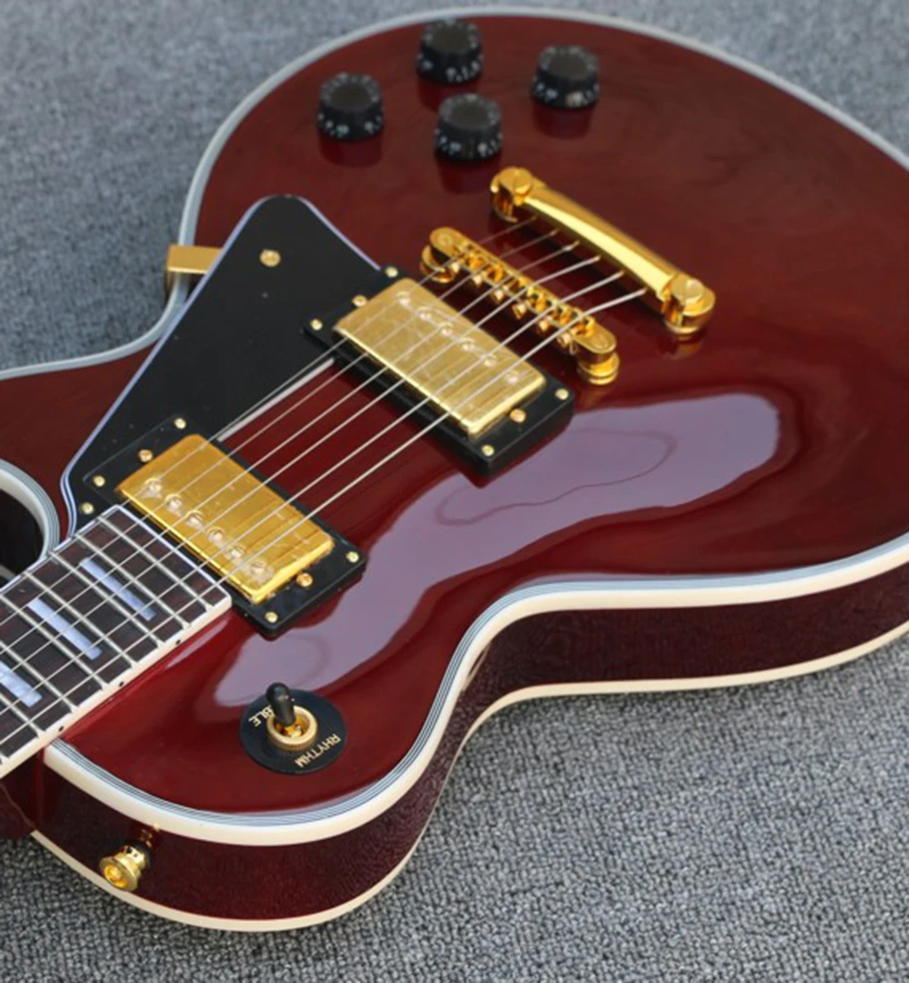 Classic custom shop wine red 58 electric guitar,golden hardware,custom service is available