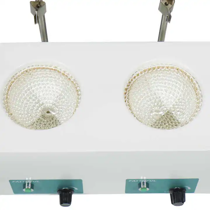 Four-Row 100ml Electric Laboratory Heating Mantle Equipment Features Heat Treatment for Laboratory Use