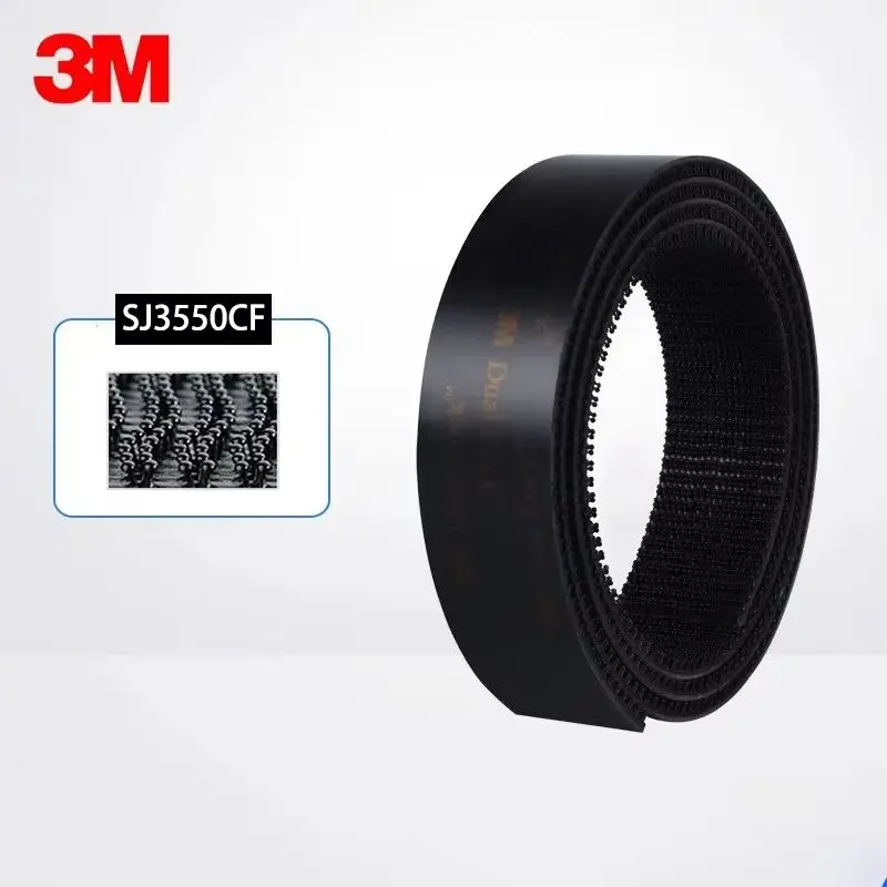 3M SJ3550CF Mushroom Wiederverschließbares Befestigungselement Doppelseitiges Klebeband Dual Lock Schwarz Transparentes Klebeband mit Starker Haftung
