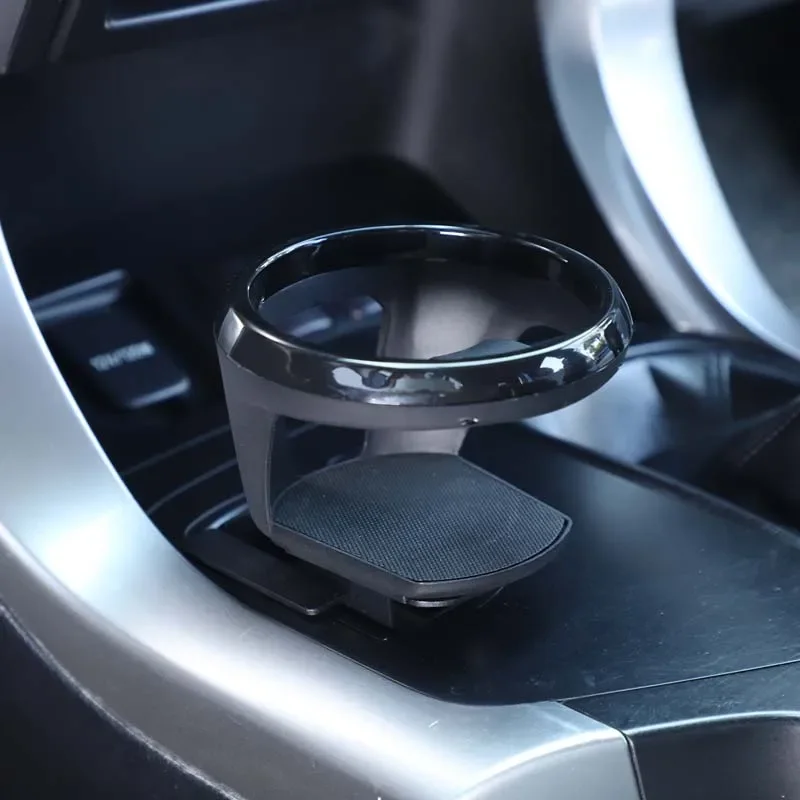 

For Toyota Prado 2003-2009 four-wheel drive gear handle left water cup holder carbon steel 1pcs (high-end not applicable)