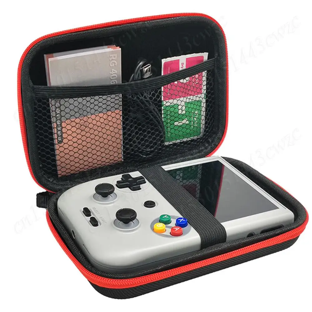 Portable Game Console Organizer Bag for ANBERNIC RG406V RG40XXV RG405V Console Carrying Case Handheld Game Console Storage Bag