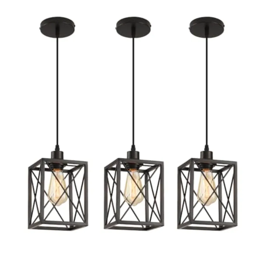 Modern Adjustable Black Pendant Light Fixture