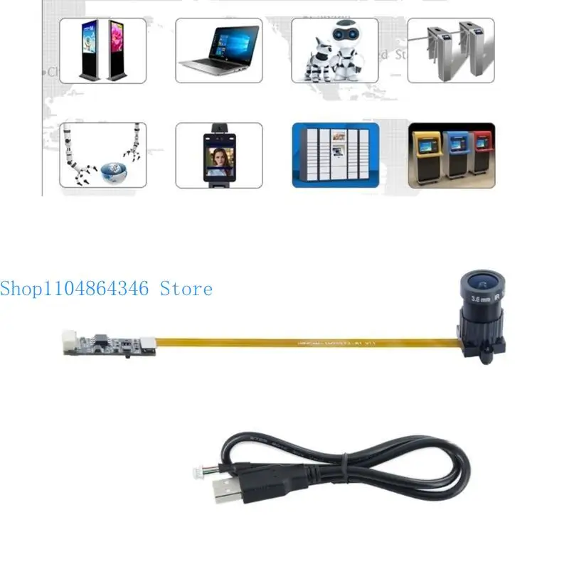 652F Black and White Camera Module with Adjustable Exposure Time for Code Reading