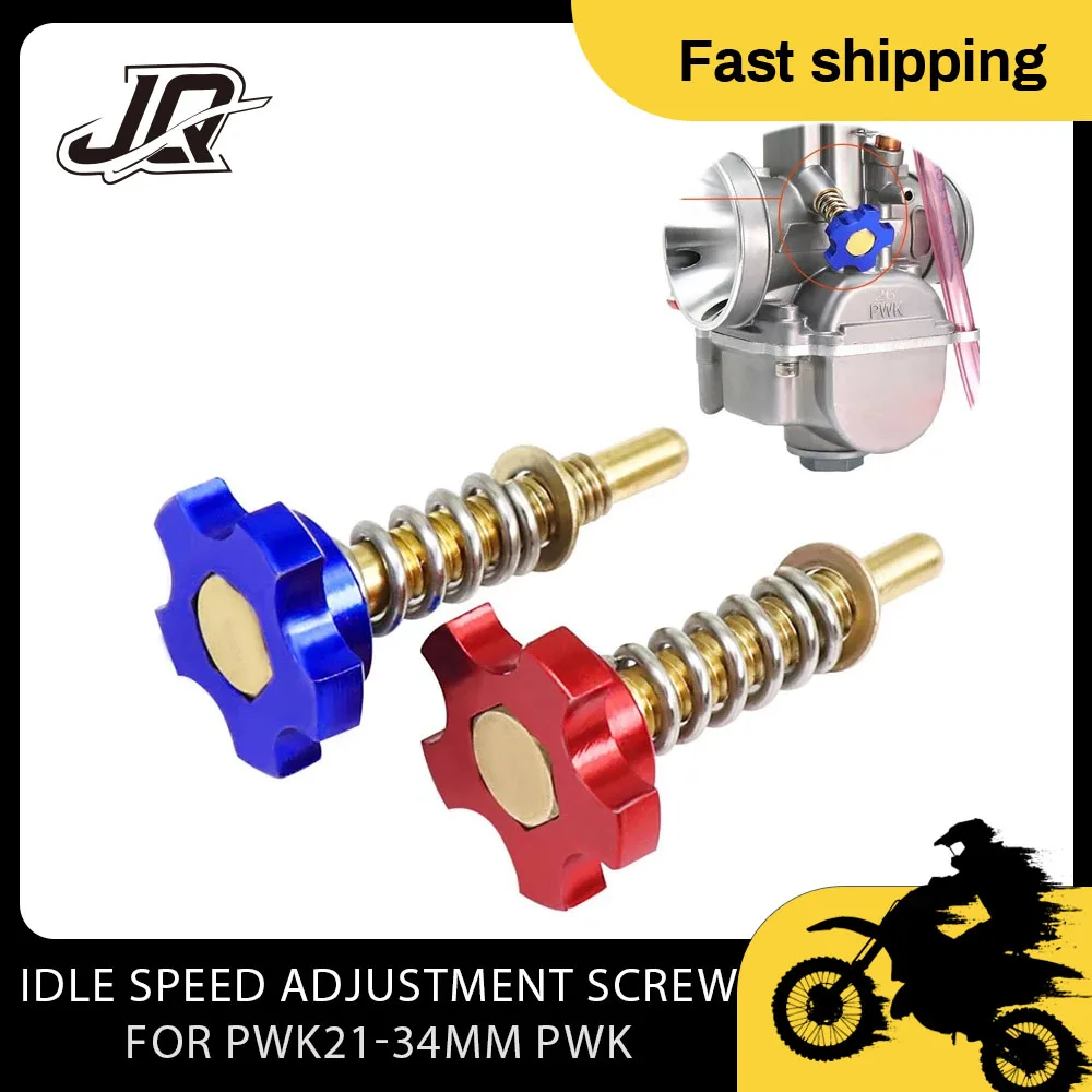 

Motorcycle Carburetor Idle Adjuster Screw Kit For PWK21-34MM PWK Carburetor Idle Speed Screw Low speed adjustment screw