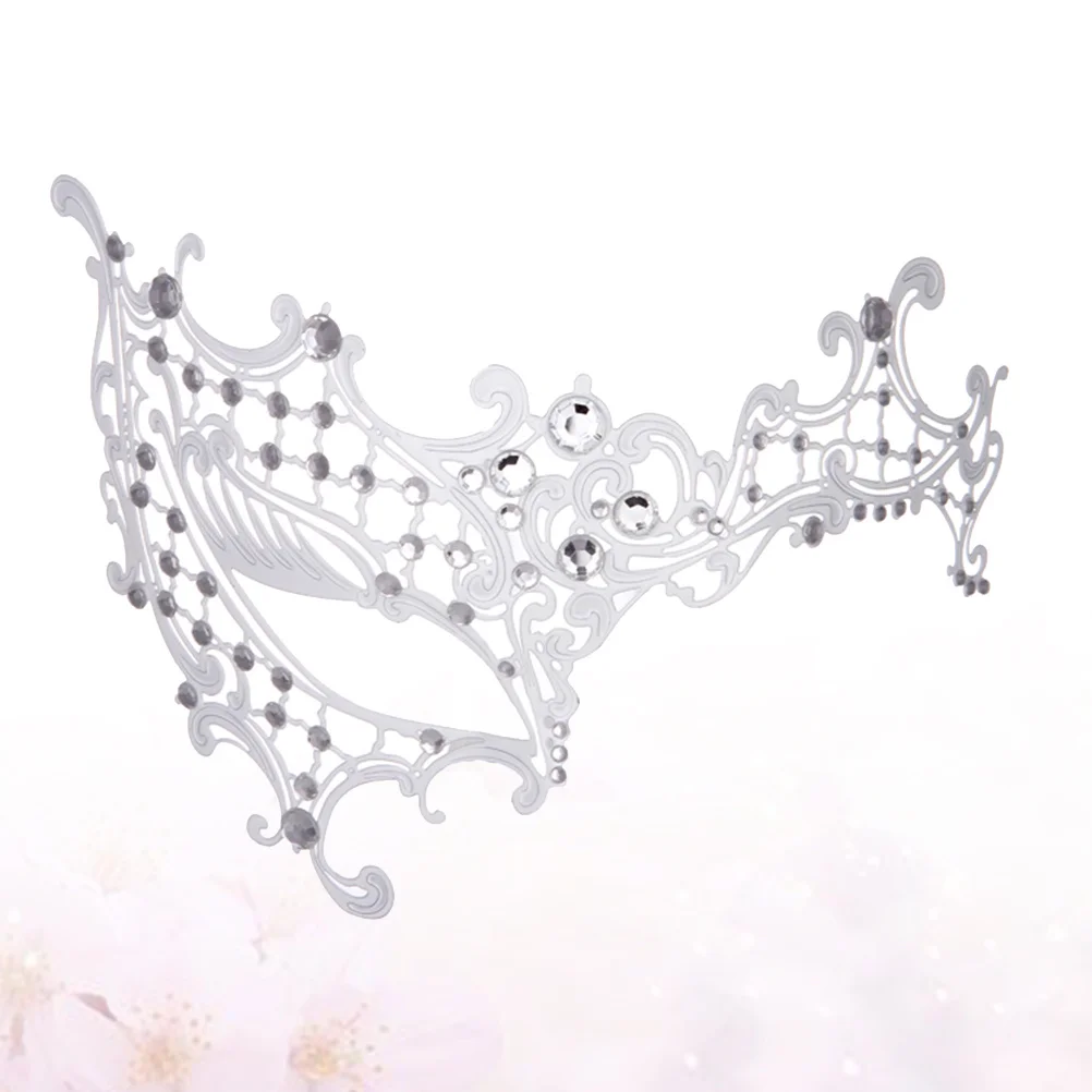 نصف معدن الماس الماس قناع حفلة تنكرية تأثيري المرأة قناع زي الرقص التبعي