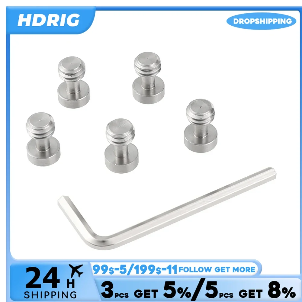 Hdrig 3/8 "adaptador de rosca macho com cabeça de soquete hexágono para placa de base sulcada (5 peças)