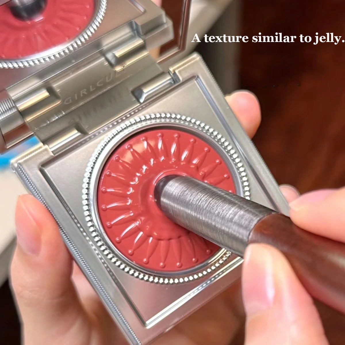 Girlcult Cosmetics Blusher Cream Lipstick Multifunctional, odpowiedni do policzków i ust, oczu, kremowa tekstura, nawilżający makijaż