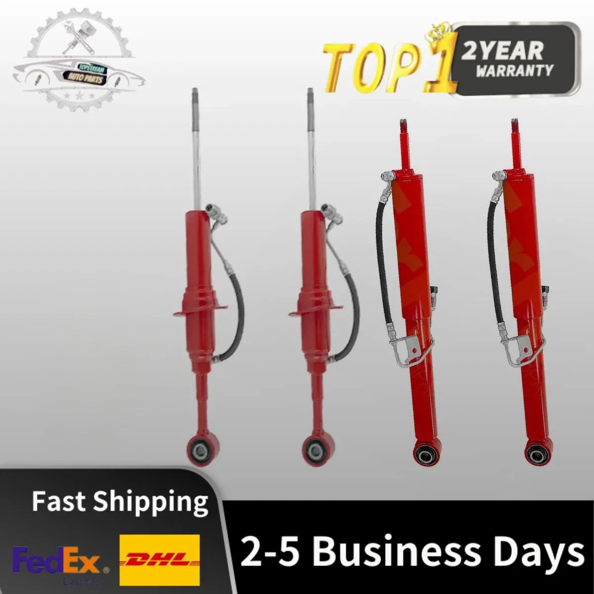 

Full Set Front Rear Shock Absorbers For Toyota 4Runner 4.0L V6 4WD 2010-2024
