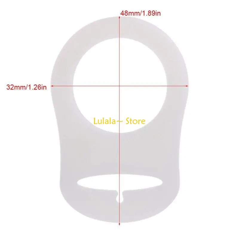 

Y4QA 5pcs/Set Baby Dumy Dumy Pacifier Clip Luminous Clear Silicone Button Baby Mam Кольцо кольцо фиктивное держатель зажимной