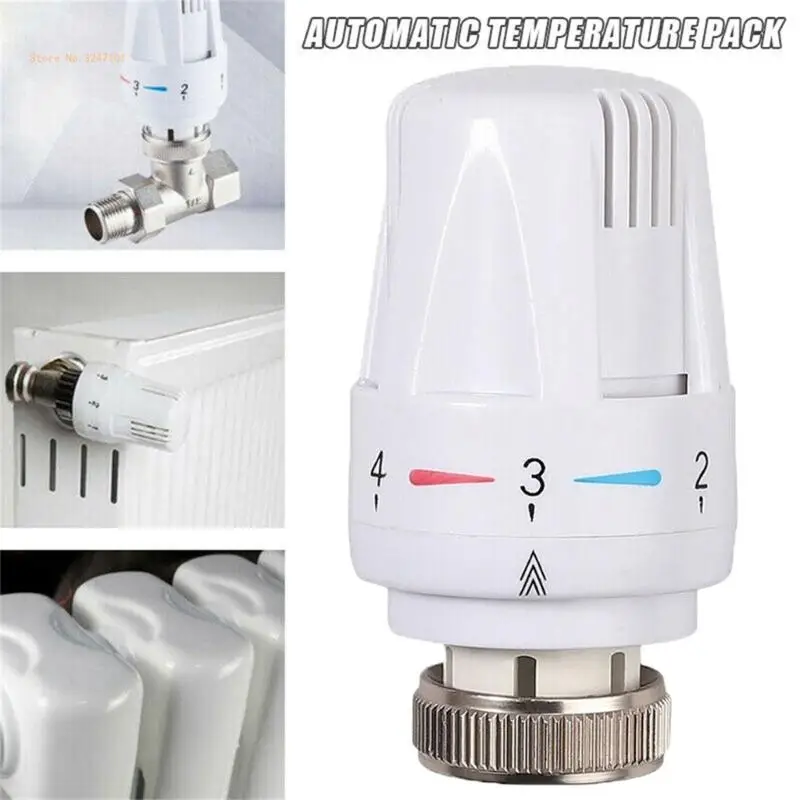 Temperature Control Valves With Scale ​Thermostatic Radiator Control Valves Head Dropship