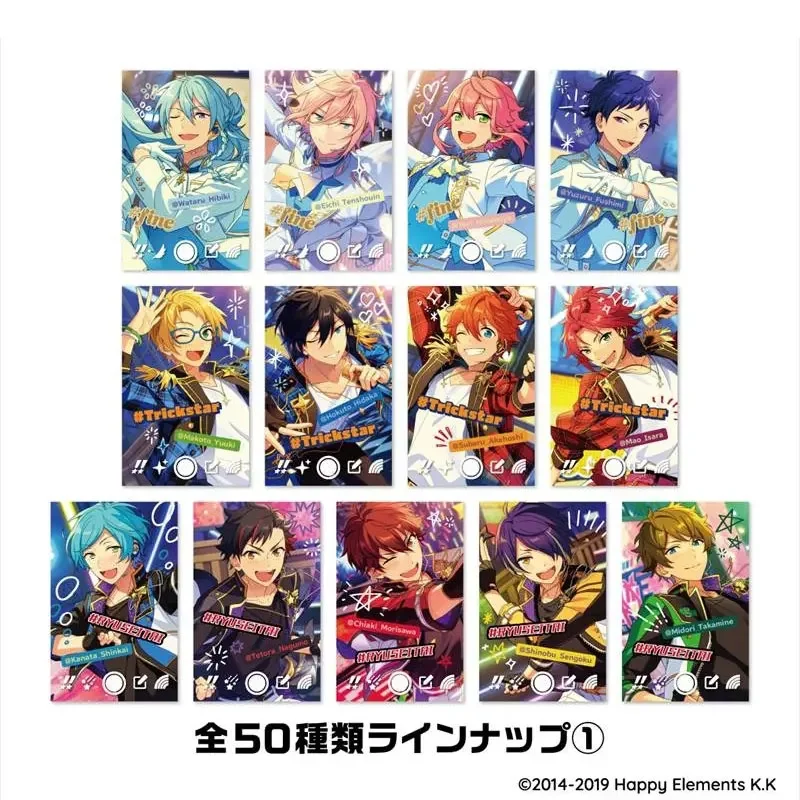 45 Pieces of Ensemble Stars Anime Figures Cards ES Snap.me INS Limited Edition Collectible Cards Toys Gifts for Children