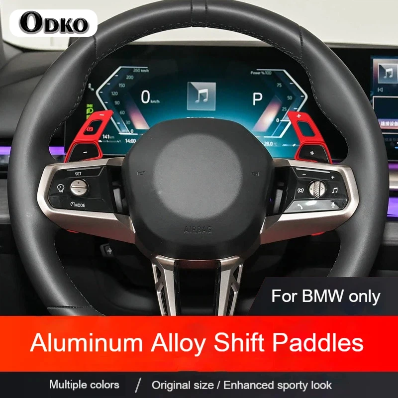 

2pcs Carbon Fiber Car Steering Wheel ABS Shift Paddle Extension Shifters For BMW 5 Series 2024-2025 X3 2025 X1 2024-2025